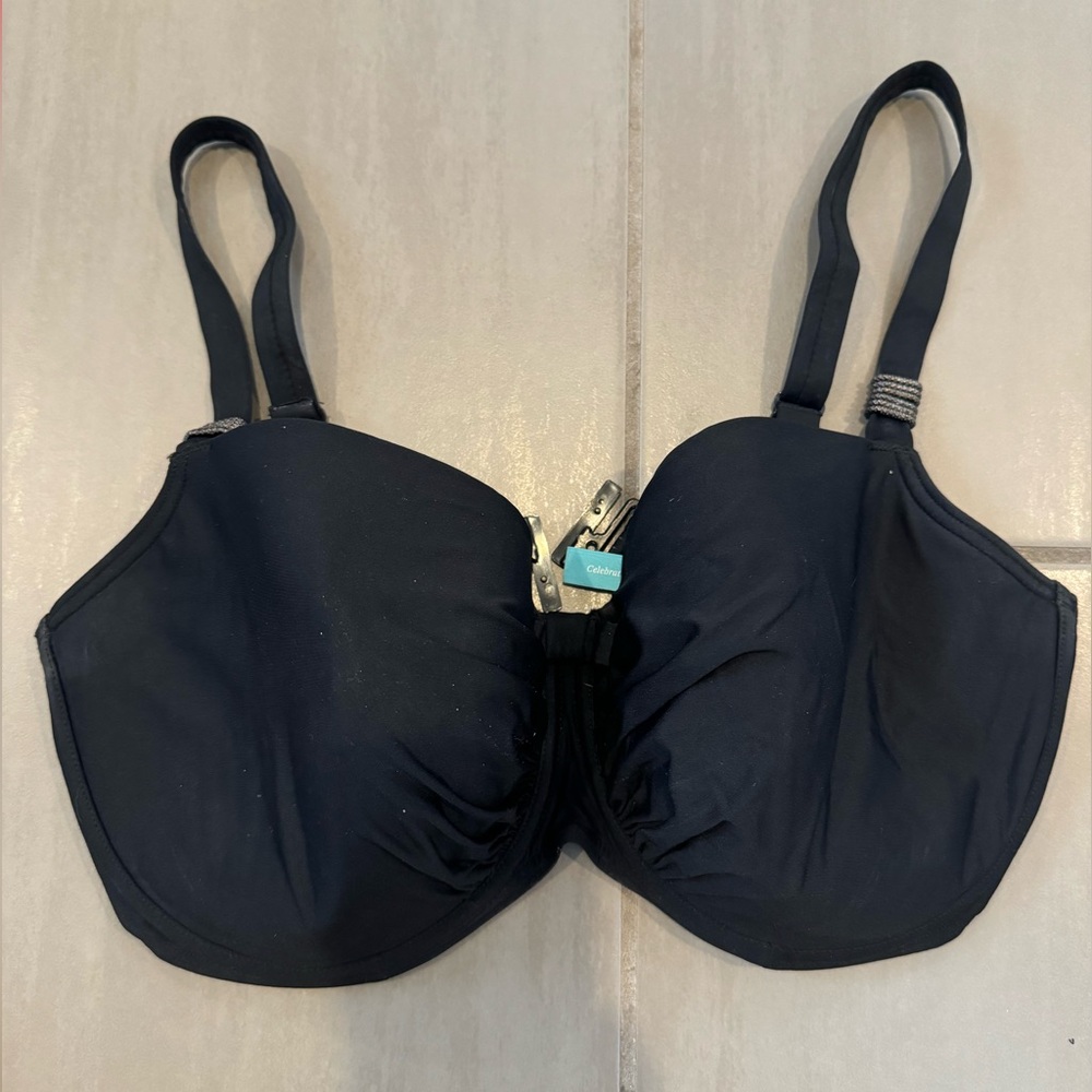 Black Prima Donna swim top